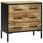 vidaXL buffet 70x35x70 cm en bois massif de mangue