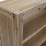 vidaXL Bibliothèque 6 niveaux 80x30x170 cm Bois solide d'acacia