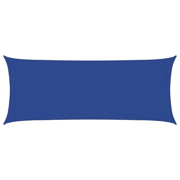 vidaXL Voile d'ombrage 160 g/m² Bleu 2x5 m PEHD