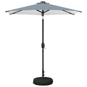 vidaXL Parasol de jardin avec lumières LED et base 230 x 230 cm