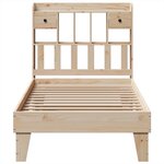 vidaXL Cadre de lit sans matelas 90x190 cm bois de pin massif