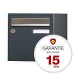 Boite aux lettre Allure 1 porte gris anthracite 7016M