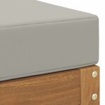 vidaXL Banc de Tabouret Gris Naturel et Clair 115 x 43 x 37 cm
