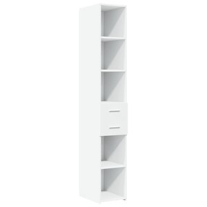 vidaXL Buffet haut blanc 30x42 5x185 cm bois d'ingénierie