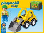 Playmobil 1.2.3. - 6775 - chargeur et ouvrier