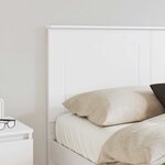 vidaXL Tête de lit Blanc 150 cm Bois d'ingénierie