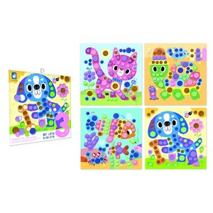 mosaiques rondes - petits amis