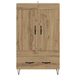 vidaXL Haut Armoire avec tiroir Chêne artisanal 69 5 x 31 x 115 cm