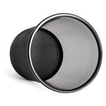 Corbeille à papier q-connect maille métallique forme circulaire 8.3l 235x260x190mm coloris noir