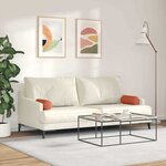 vidaXL Coussins d'accent 2 Pièces Rouge orange Ø 15 x 40 cm