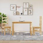 vidaXL Chaises à manger lot de 2 Corona 42x47x107cm bois massif de pin