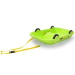 Jamara bobsleigh d'hiver et d'été 2 en 1 vert