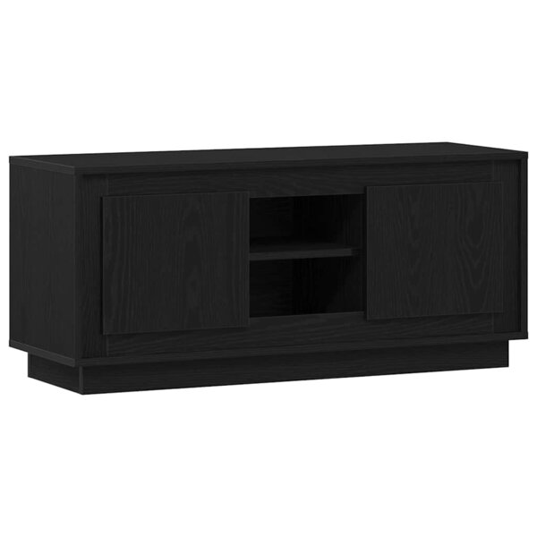 vidaXL Meuble TV Chêne noir 102 x 35 x 45 cm Bois d'ingénierie