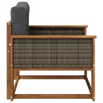 vidaXL Sofa de milieu extérieur Naturel
