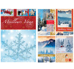 Lot de 10 cartes et enveloppes UNICEF - Nature en hiver