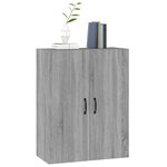 vidaXL Armoire suspendue Sonoma gris 69 5x34x90 cm Bois d'ingénierie