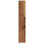 vidaXL Armoires à CD 2 Pièces vieux bois 21x16x93 5 cm bois d'ingénierie