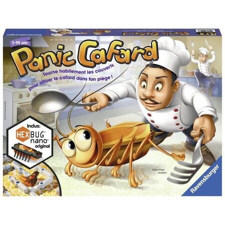 Panic cafard - ravensburger - jeu de société enfant - jeu d'action et de rapidité - 2 a 4 joueurs - des 5 ans