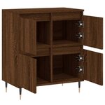 vidaXL Buffet Chêne marron 60x35x70 cm Bois d'ingénierie