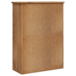 vidaXL Bibliothèque 80x35x110 cm Bois de pin massif Assortiment Panama
