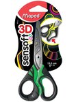 Ciseaux Sensoft 3D Fluo, rond, longueur: 135 mm MAPED