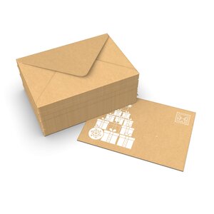Assortiment de 1000 enveloppes élection recyclées 90x140 75 g/m²