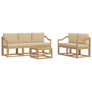 vidaXL Ensemble de canapés d'extérieur 6 pc