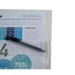Sachet De 2 Pochettes Adhésives À Soufflet - Pp Haute Qualité 20/100e - A4 - Cristal - X 10 - Exacompta