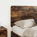 vidaXL Tête de lit Chêne fumé 150 cm Bois d'ingénierie
