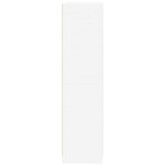 vidaXL Garde-robe Blanc 90x52x200 cm Bois d’ingénierie