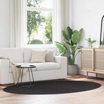 vidaXL Tapis HUARTE Noir 160 x 230 cm Polyester
