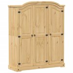 vidaXL Garde-robe Corona 151 5x52x186 cm bois de pin massif