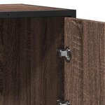 vidaXL Buffet chêne marron 68x35x76 cm bois d'ingénierie