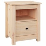 vidaXL Tables de chevet 2 Pièces 40x35x49 cm Bois de pin massif