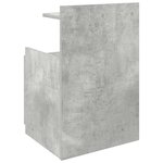 vidaXL Tables de chevet 2 pièces avec 2 tiroirs Gris béton 40 x 36 5 x 62 cm