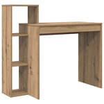 vidaXL Bureau chêne artisanal 100 x 40 x 90 cm Bois d'ingénierie