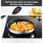 Tefal l9409202 ingenio préférence set de 2 poeles 24 + 28cm  poignée amovible  tous feux dont induction + four  fabriqué en france