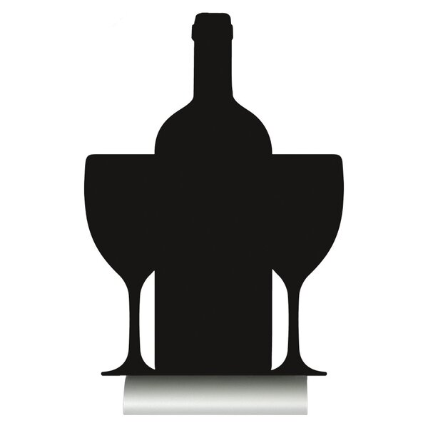 Ardoise de table socle alu