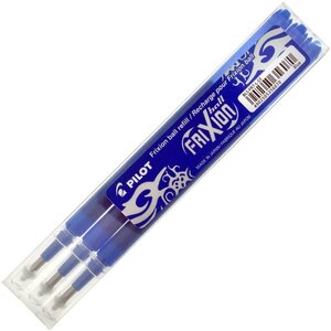 Set de 3 Recharges friXion Ball (BLS-FR7) Bleu PILOT
