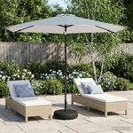 vidaXL Parasol de jardin avec lampes LED 300 x 300 cm Polyester