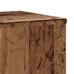 vidaXL Supports pour plantes 2 Pièces vieux bois bois d'ingénierie