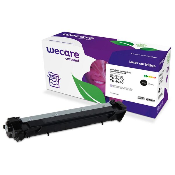 Cartouche toner remanufacturée, compatible pour BROTHER TN-1050, pack unitaire, TN-1050, noir