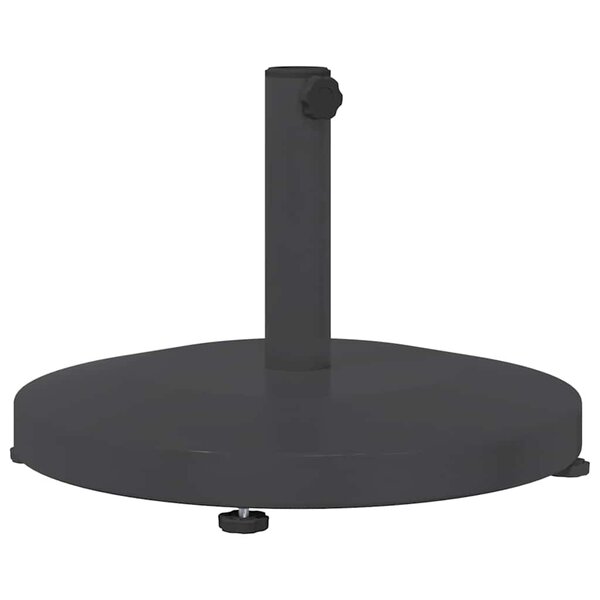 vidaXL Socles de parasol d'extérieur Gris foncé 48 x 48 x 32 cm