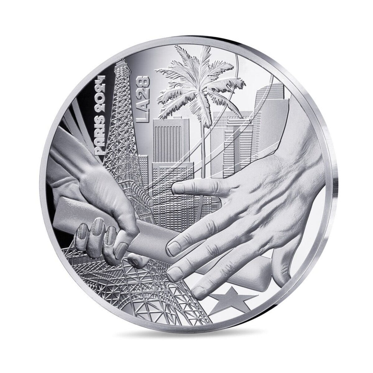 Écharpe Collector Jeux Olympiques Paris 2024 - Give Peace A Chance - Portée