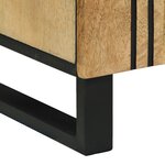vidaXL Meuble sous-vasque 62 x 33 x 58 cm en bois de mangue et en bois reconstitué