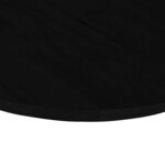 vidaXL Dessus de table 100x50x2 cm bois de chêne massif ovale