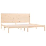 vidaXL Cadre de lit sans matelas 180x200 cm bois massif