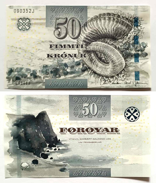Billet de Collection 50 kronur 2011 iles Féroé - Neuf - p29