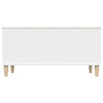vidaXL Table basse Blanc 90x44 5x45 cm Bois d'ingénierie