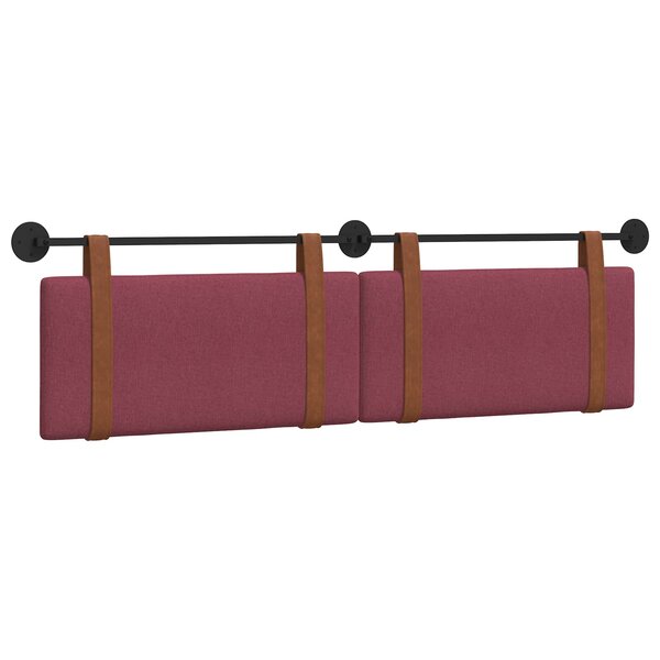 vidaXL Tête de lit suspendue Bordeaux PU antique